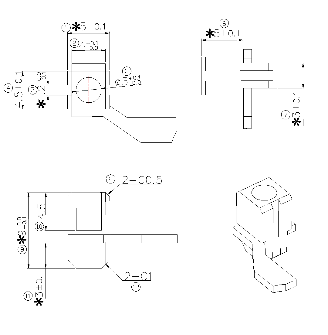 旋鈕|一體化卡塊|旋鈕鋁制|開(kāi)關(guān)|按鍵|PEEK螺絲|PEI螺絲